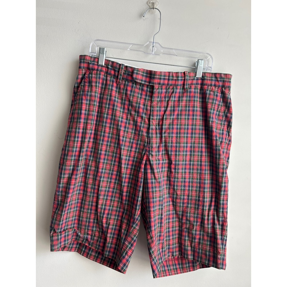 Polo Ralph Lauren Red Plaid Shorts Mens 35